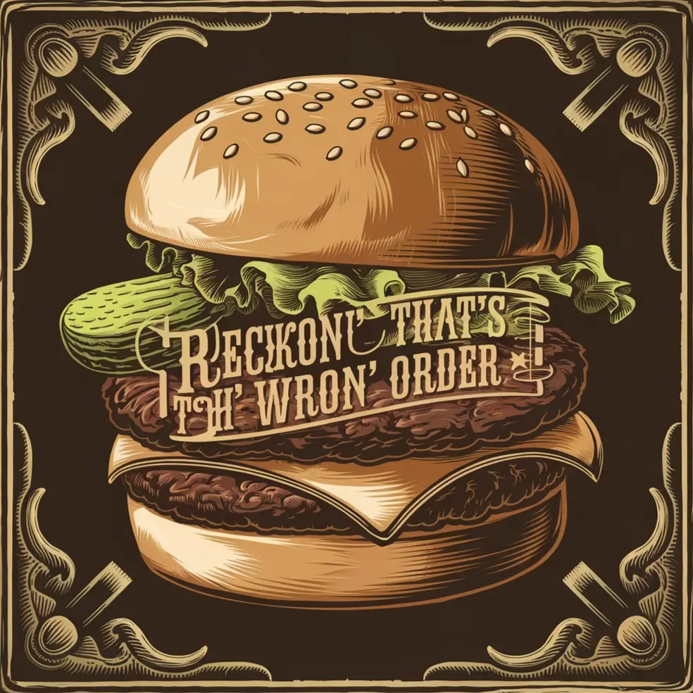 Reckon That's th' Wron' Order